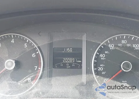 2013 Volkswagen Jetta 2.5L Se z USA, uszkodzony, nr VIN 3VWDP7AJ3DM220813